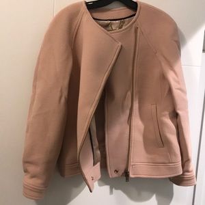 J. Crew double cloth nude jacket. New